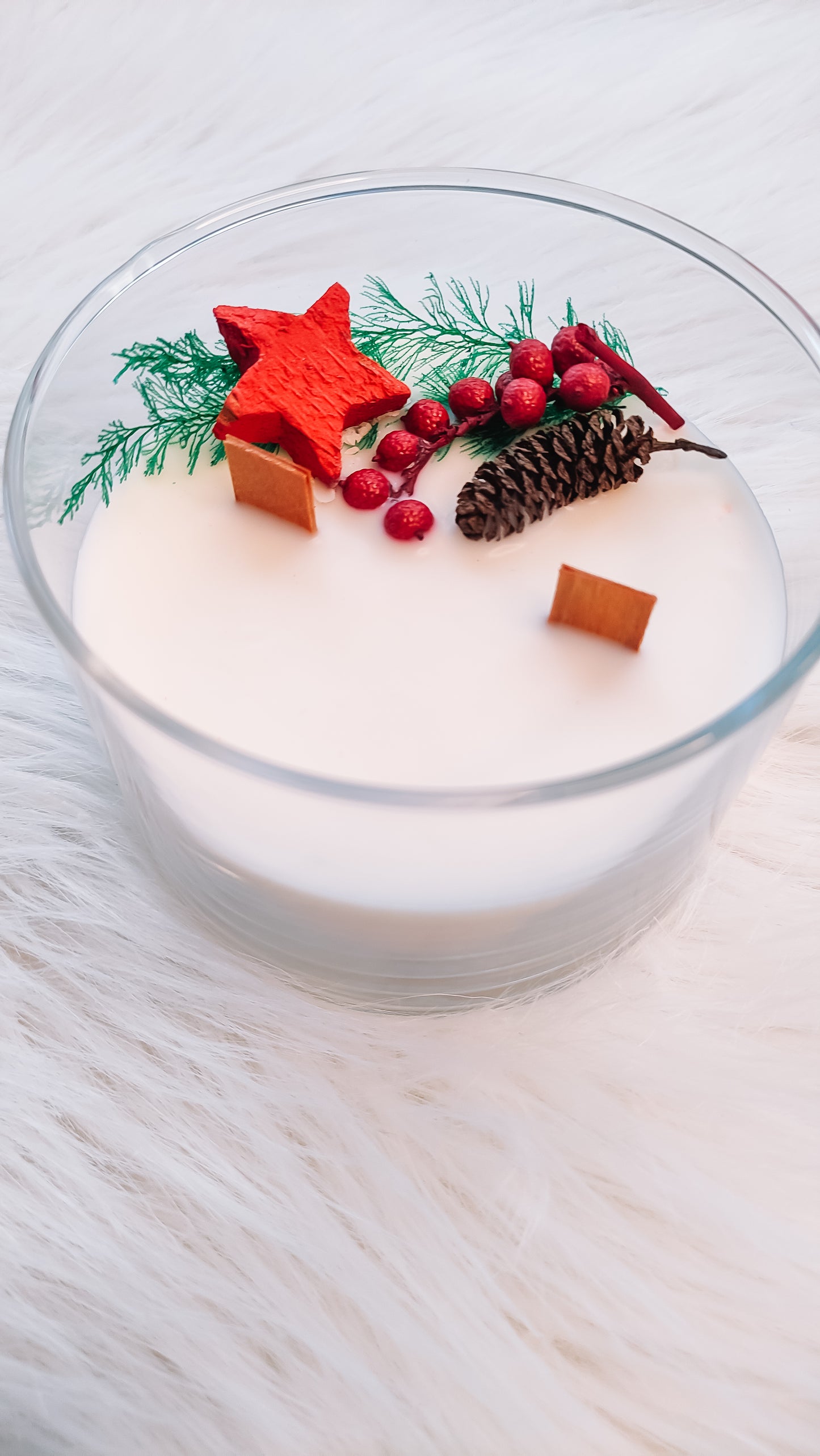 Geurkaars met kerstgeur