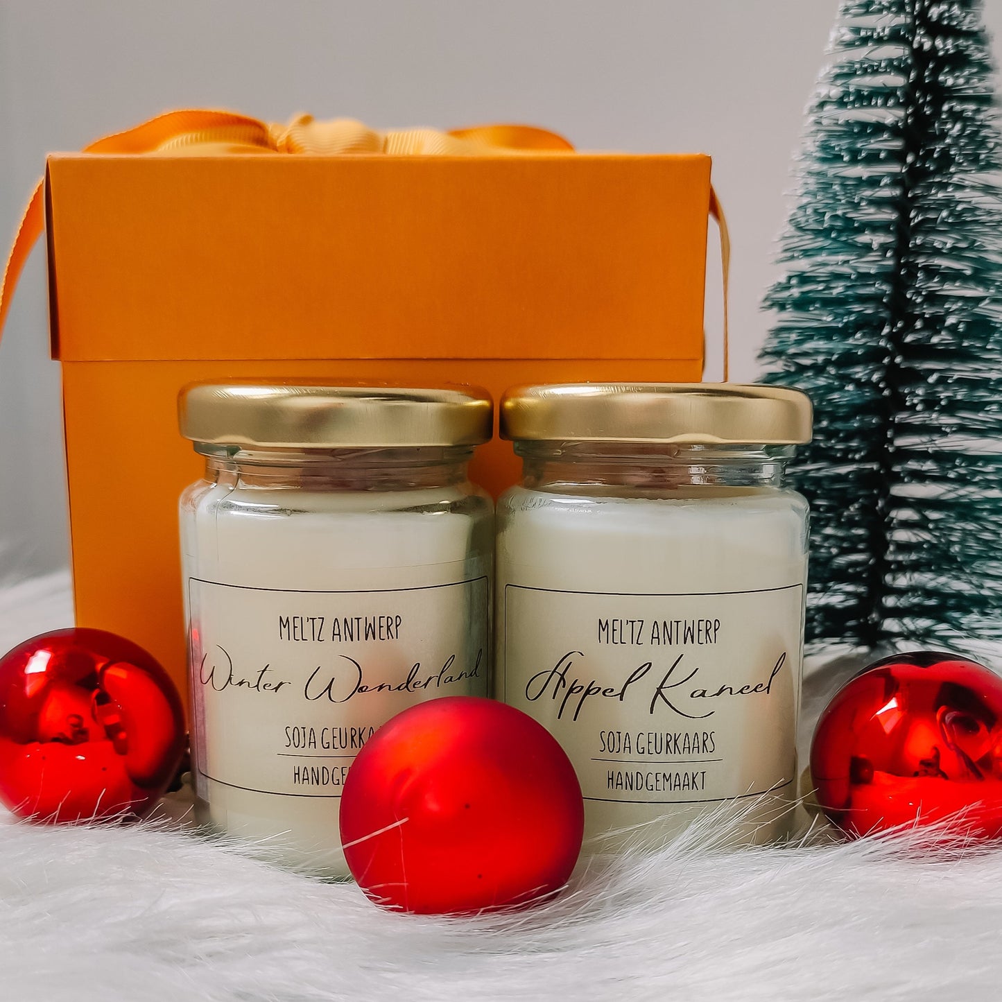 Cadeauset Kerstgeuren