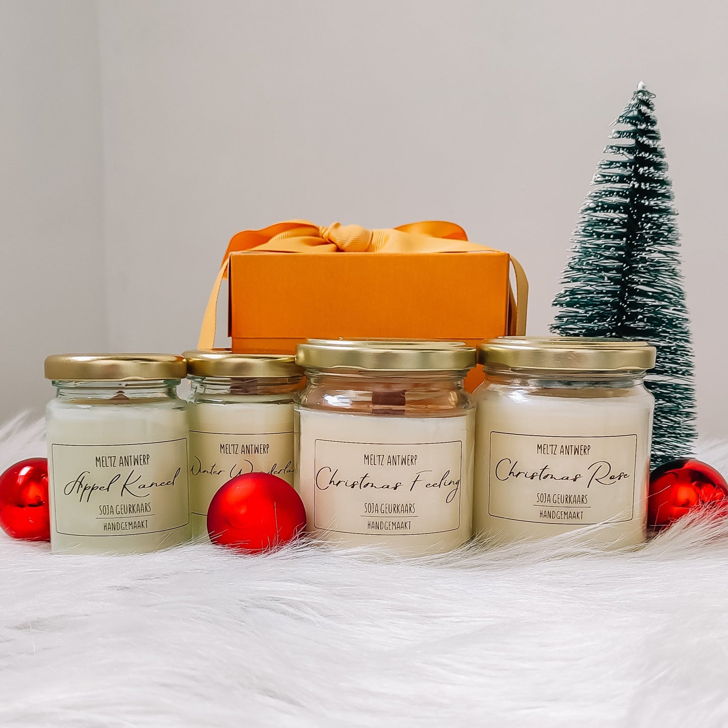 Cadeauset Kerstgeuren
