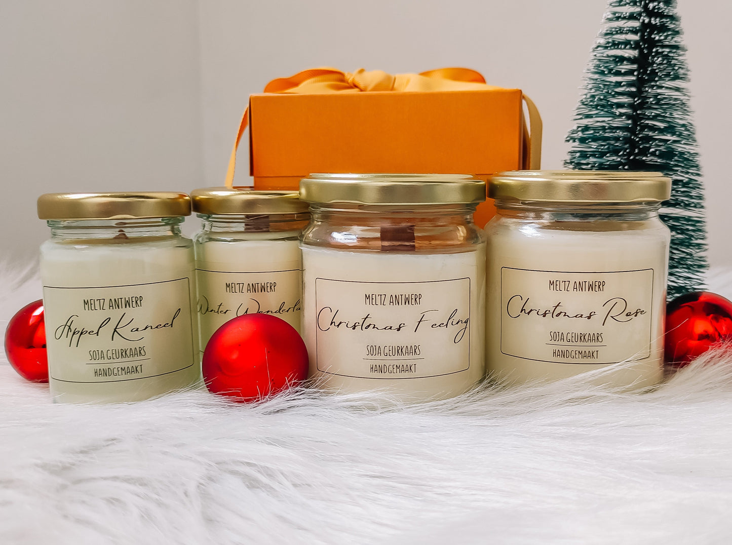 Cadeauset Kerstgeuren