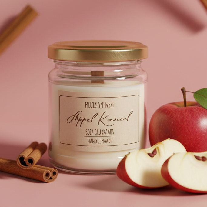 Geurkaars Kaneel en Appel