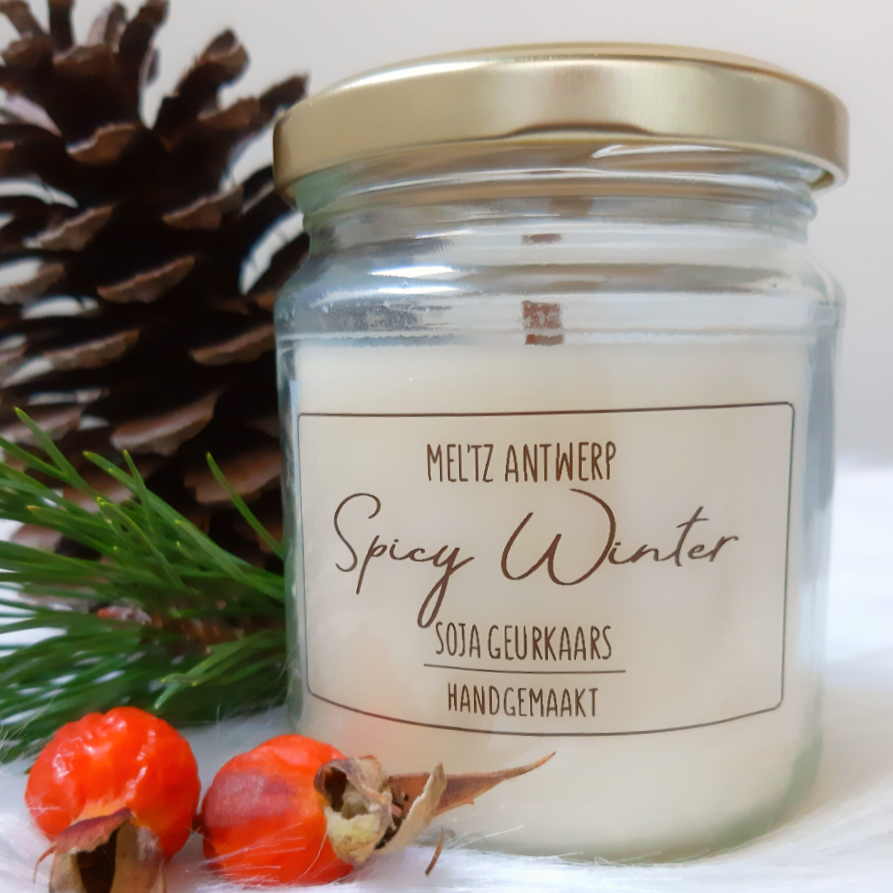 winter, wintergeur, kaarsen, sojakaarsen, natuurlijke kaarsen, vegan kaarsen, handgemaakte kaarsen, geurkaarsen
