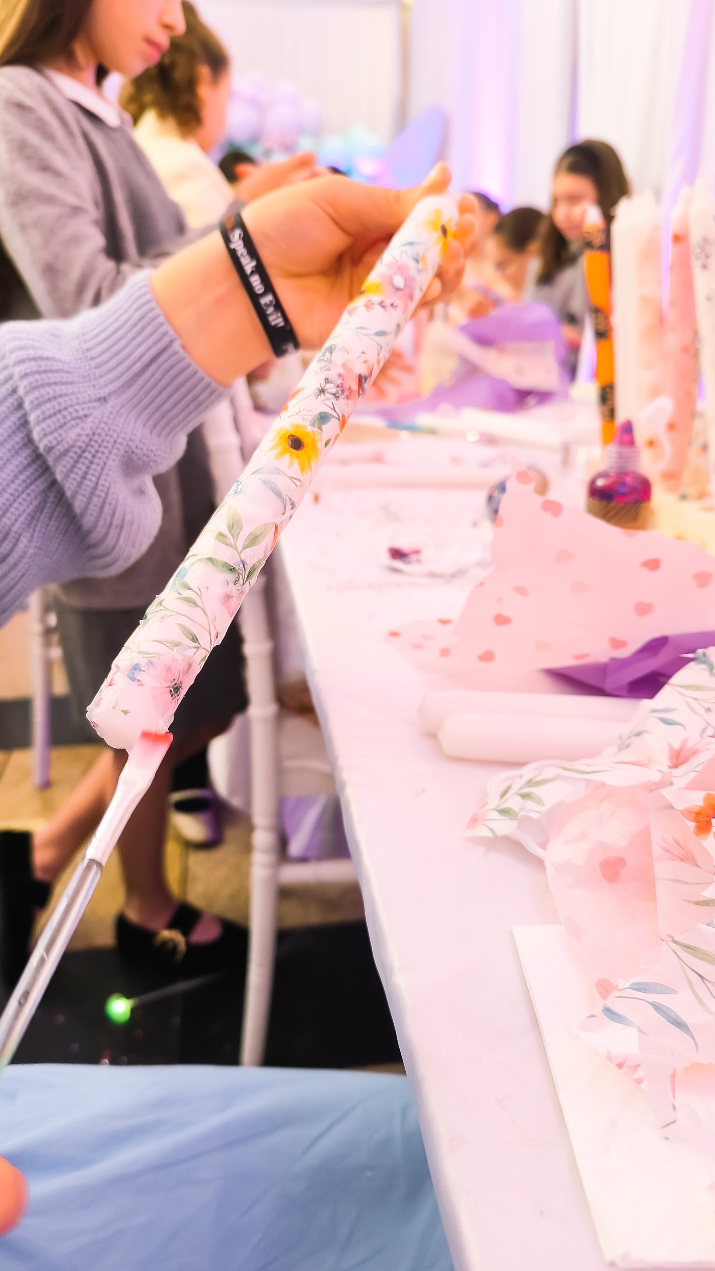 Workshop kaarsen decoreren voor verjaardagsfeestjes